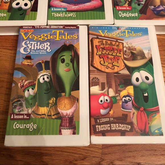 Lot of 11 Vintage Veggie Tales VHS Tapes Lesson Collection - Picture 5 of 6